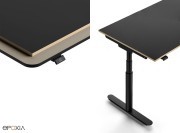 Plateau coins carrés ou arrondis, chant bois ou uni