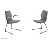 Chaise visiteur Oblique Cantilever
