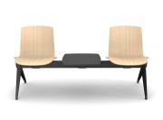 Odei sur poutre 2 places + table, coquebois