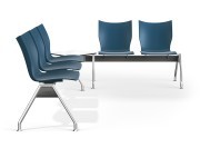 Chaises sur poutre Onyx pour vos lieux d'attente