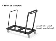 En option le chariot de transport