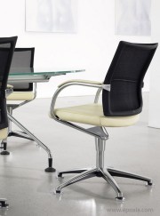 fauteuil de réunion Orbit Network avec piètement 5 branches