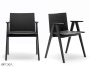 Fauteuil Osaka, finition bois