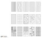 Décors panneaux acoustiques ECOwall découpe en V
