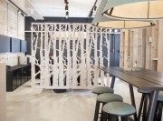Cloison acoustique suspendu BuzziFalls Birch