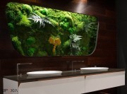 Aménagement salle d'eau avec le jardin vertical Meadow