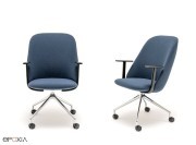 Chaises de réunion ou visieur Paralel, entièrement tapissées