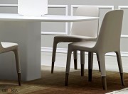 Détail plateau MDF blanc