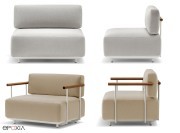 Fauteuil et module 1 place Arki