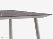 Détail du plateau table Babila