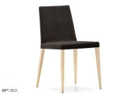 Chaise Dress 530, pieds chêne blanchi