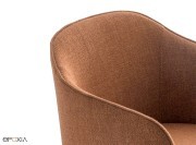 Fauteuil Laja, dossier et accoudoir
