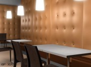 Banquette Modus avec dossier capitonné