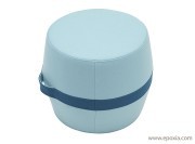 Petit pouf Lisbon bleu