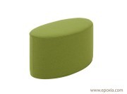 Petit pouf Bon-Bon tissu vert