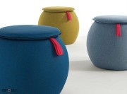 Poufs design Snowpouf par Caimi