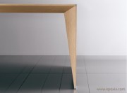 Pied bois chêne clair table Eracle