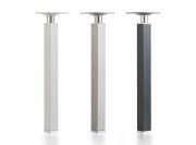 Pied carré: blanc, argent ou anthracite