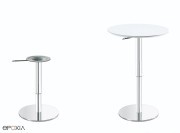 Table haute Lift et pied de table standard
