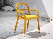 Fauteuil Pippi tissu Network jaune