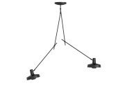 Plafonnier articulé Arigato, modèle double