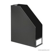 Porte-revues en ABS noir Dualis
