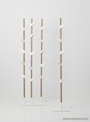 Porte-manteaux sur pied Bamboo, en bambou