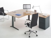Bureau Prem's avec retour et extension 