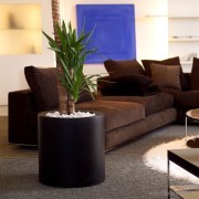 Grand pot marron Cilindro