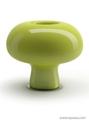 Grand pot Boyo laqué vert acide