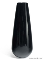 Grand pot Buba noir laqué