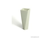 Grand pot design Diamond ivoire