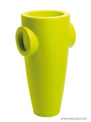 Grand pot Humprey vert acide mat