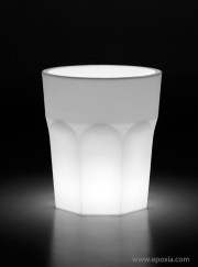 Pot lumineux Cubalibre Light blanc