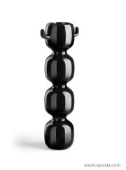 Pot design Max noir laque