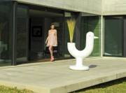 Cache-pot design outdoor Peacock