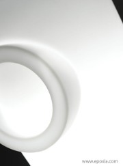 Détail pot lumineux Humprey Light blanc