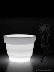 Pot lumineux Rebelot Light blanc