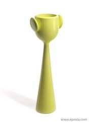 Pot design René vert acide