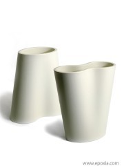 Pot Reverse ivoire mat
