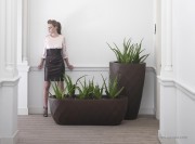 Pot et jardinière par Jmferrero marron mat