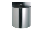 Poubelle murale Nox en inox satiné