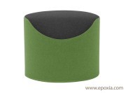 Pouf bicolore Coral