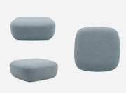 Pouf Clay, longueur 96 cm