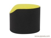 Pouf bicolore Coral