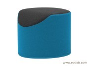 Pouf bicolore Coral