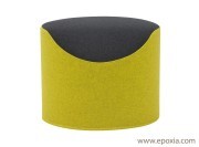 Pouf bicolore Coral