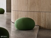 Pouf rond Cut