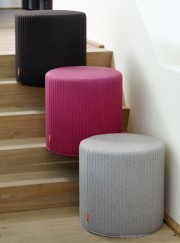 Poufs BuzziSpot en feutre 3D