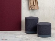 Petits poufs Puck 37 et 47 cm